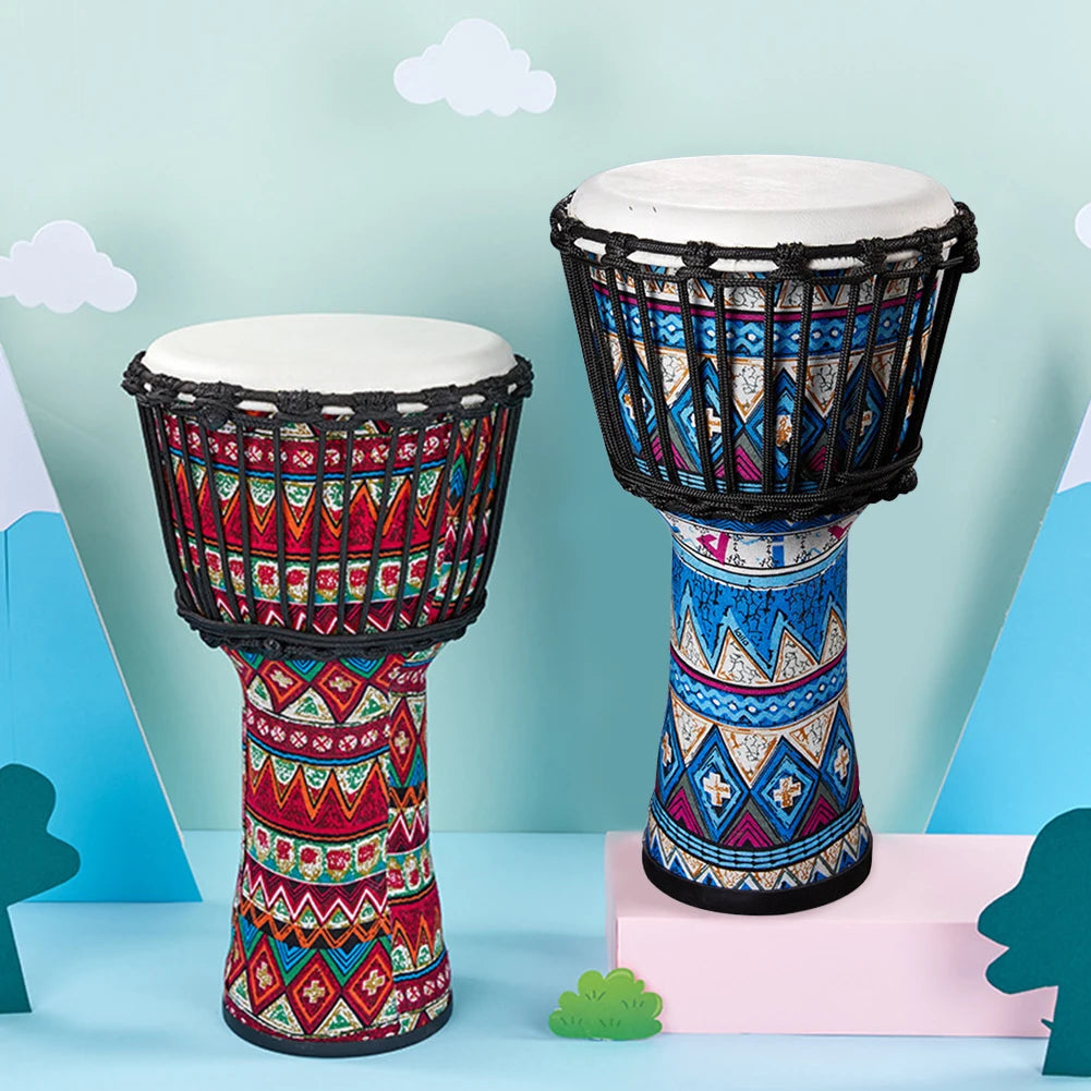 Authentic Djembe Goatskin African Bongo Drums