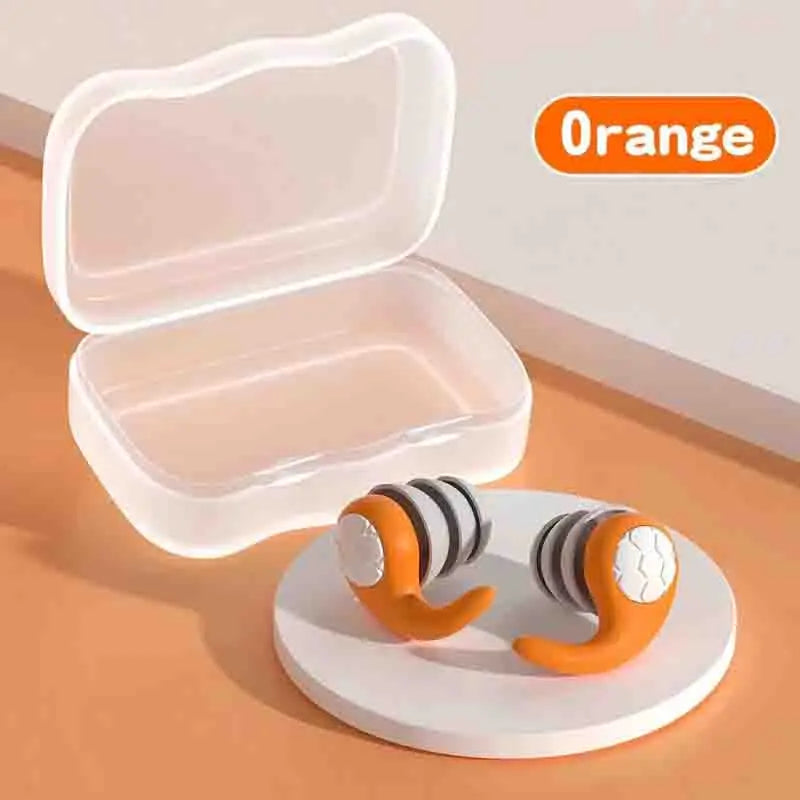 Premium Soft Silicone Earplugs with Noise Cancellation, Waterproof, very Comfortable.