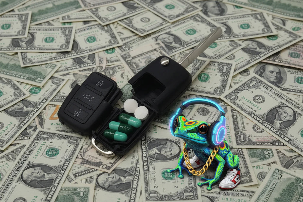 Diversion Decoy Key Fob Stash Spot