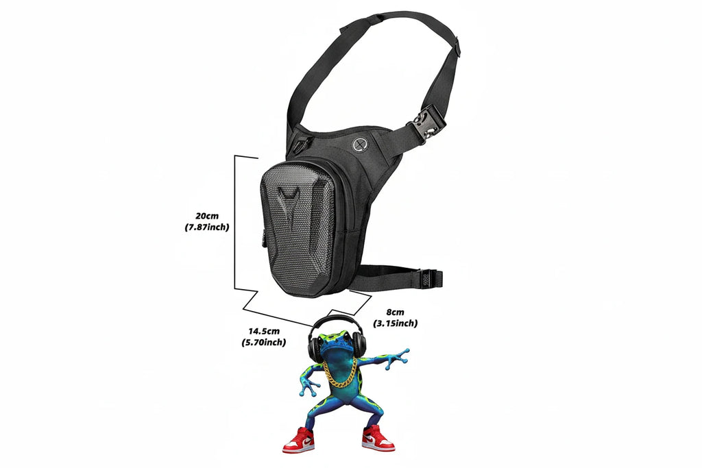 Festival Carbon Fiber leg bag - splash resistant 💦🎉