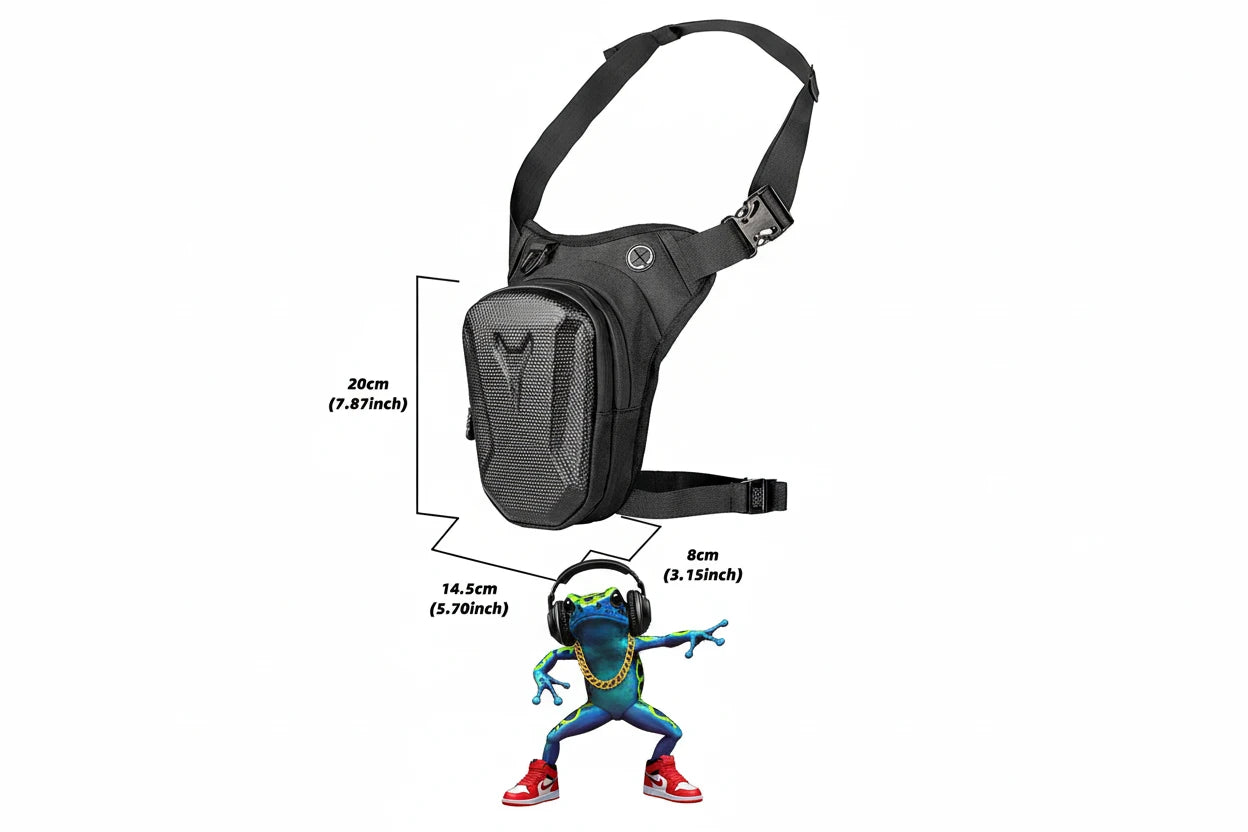 Festival Carbon Fiber leg bag - splash resistant 💦🎉