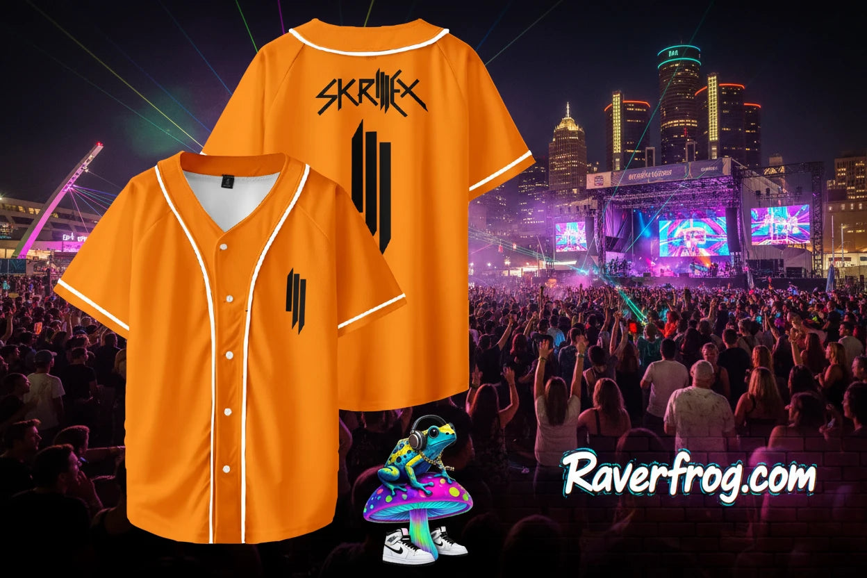 ‎*NEW* Official Skrillex Baseball Jersey.   **2025/2026 Skrilex Tour Merchandise**