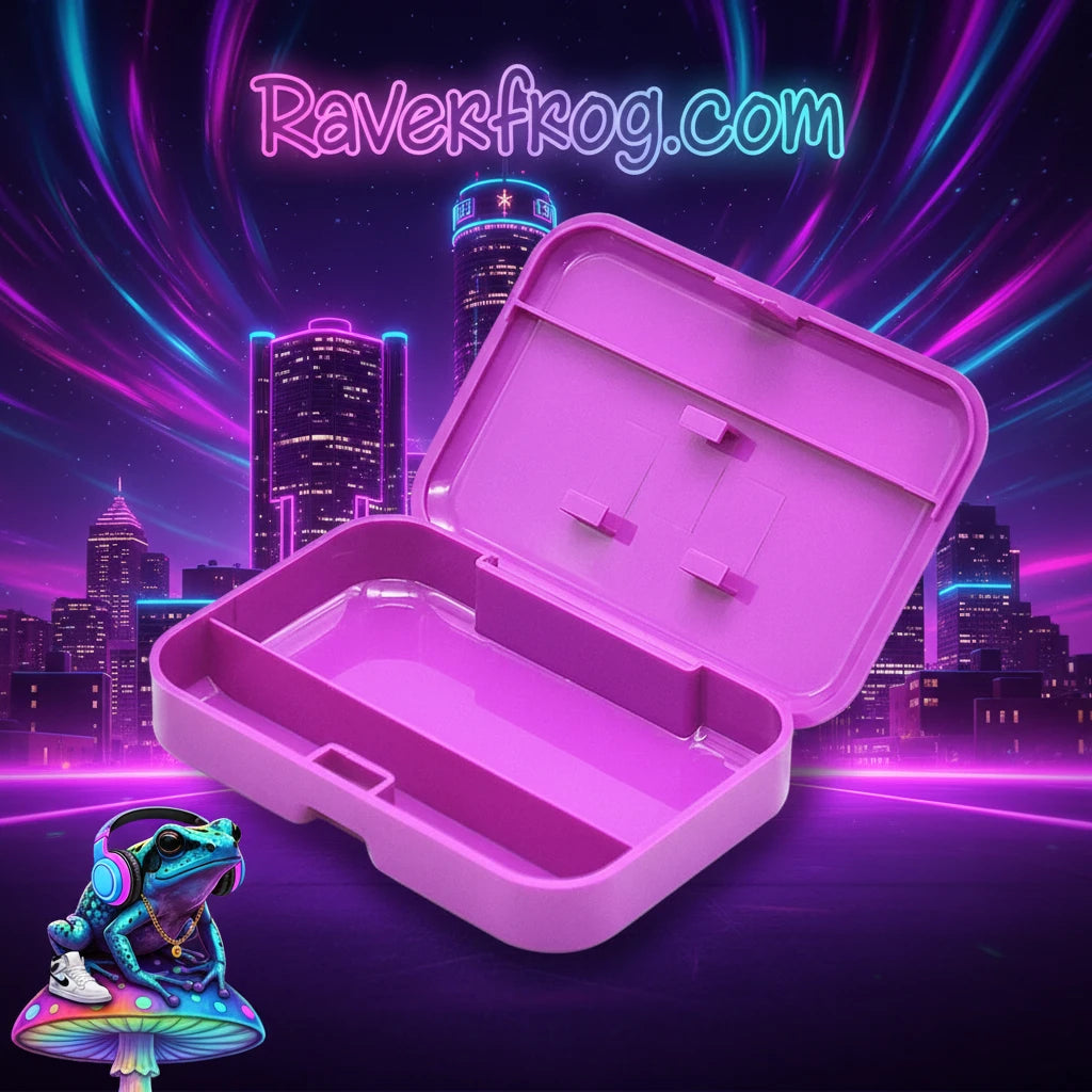 Compact Smoking Stash Box Storage Case.