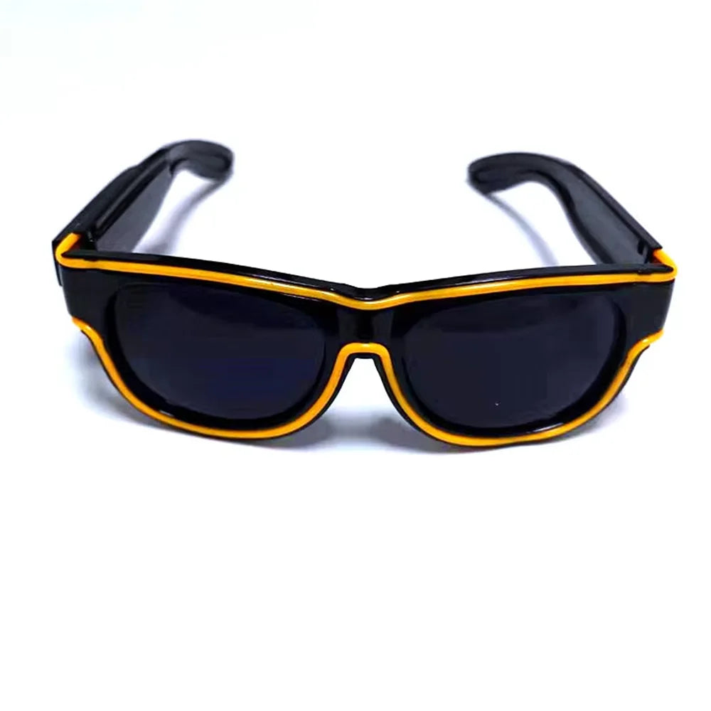 Raverfrog Wireless LED luminous rechargeable sunglasses.  No cords!