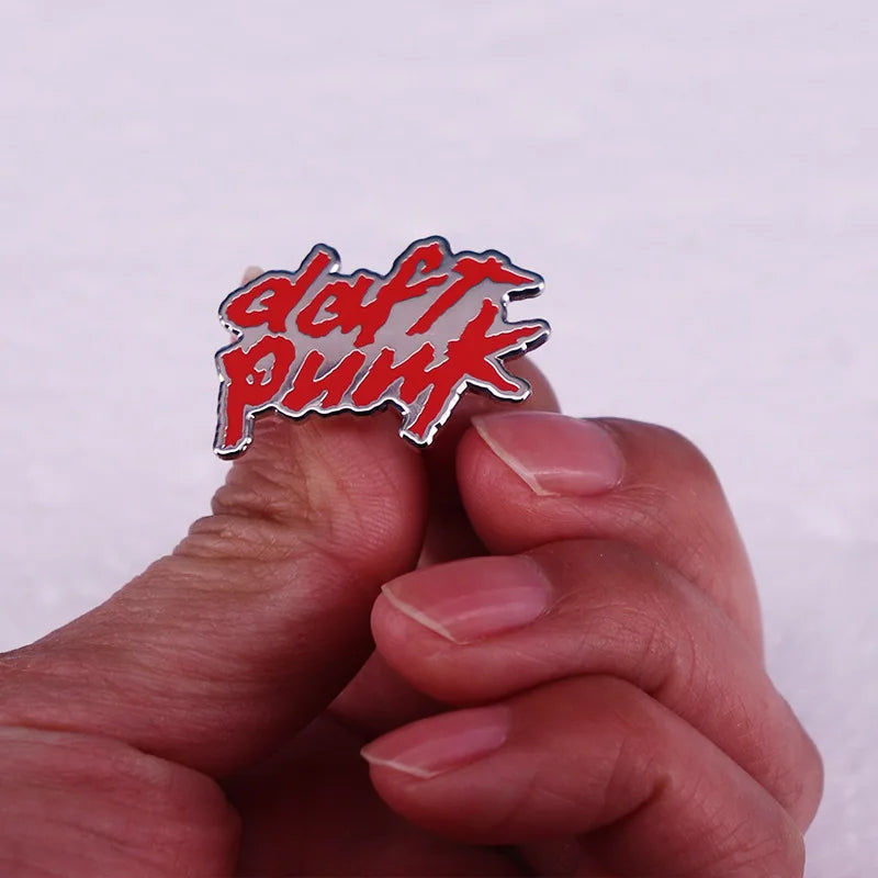Daft Punk Electronic Music Badge Hard Enamel Pin