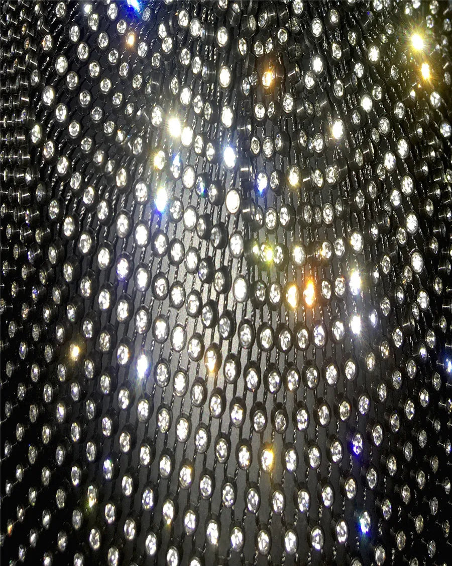 Sexy Premium Diamond Sparkly Fishnet Russian Balaclava.