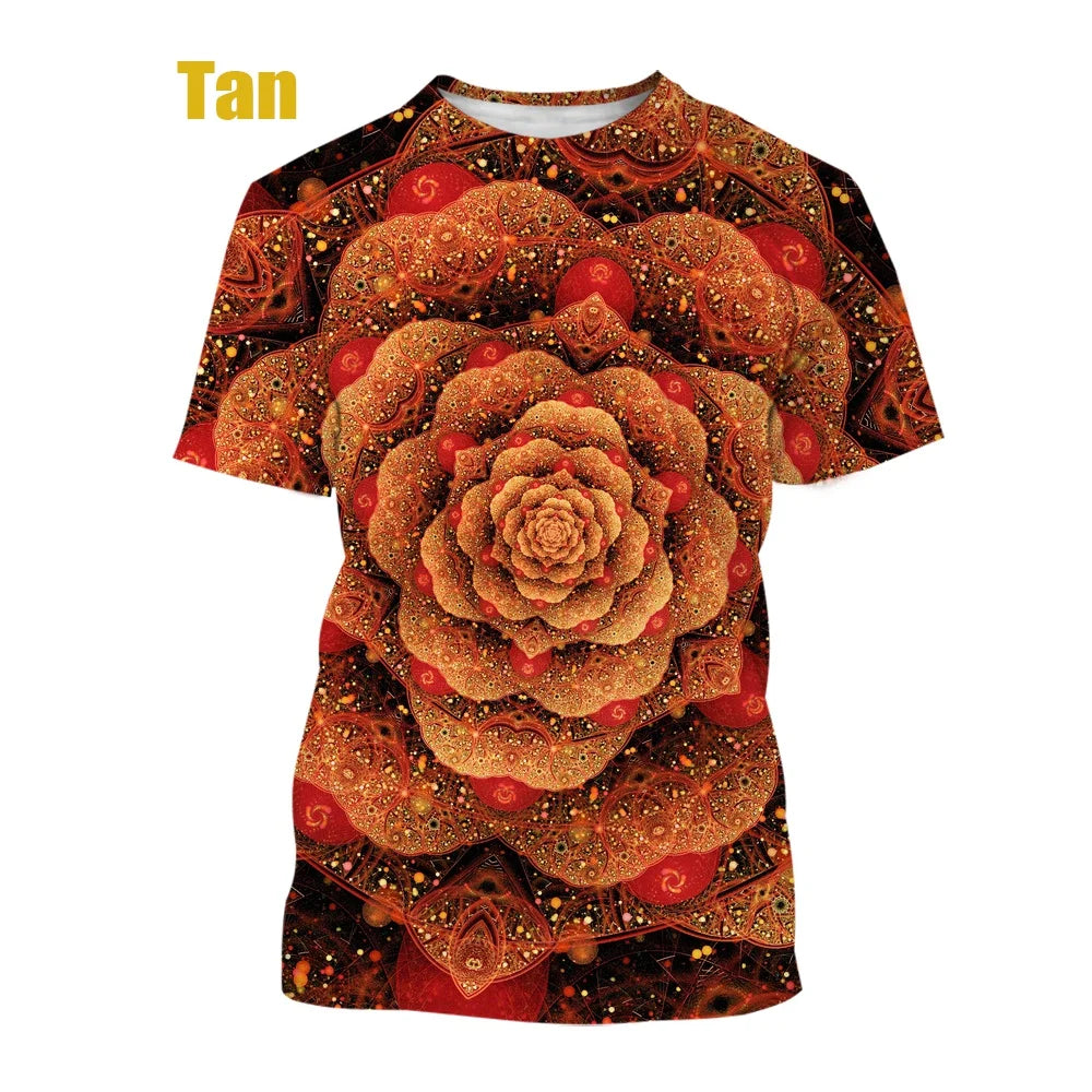 Art Creative 3d Printing T-shirt