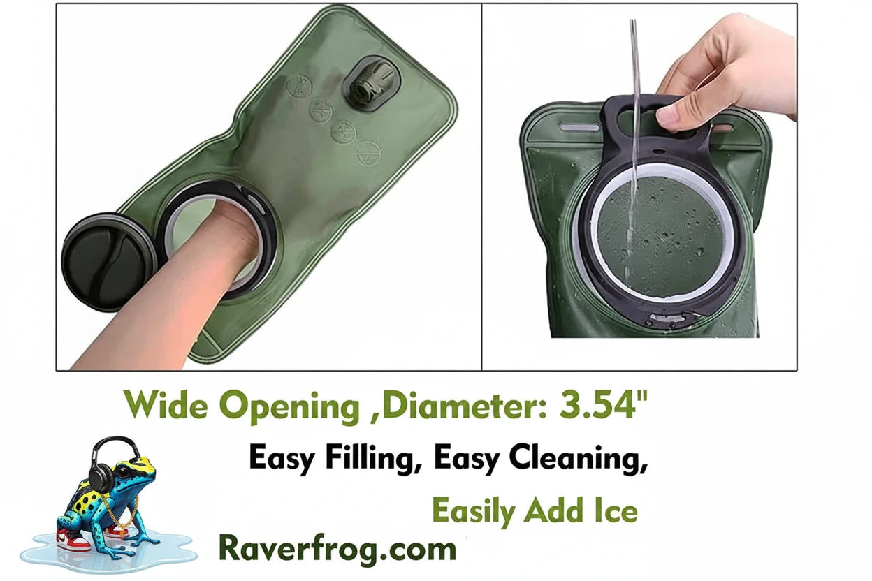 Water Bladder Hydration Backpack 2L Large Capacity EVA Water Bags