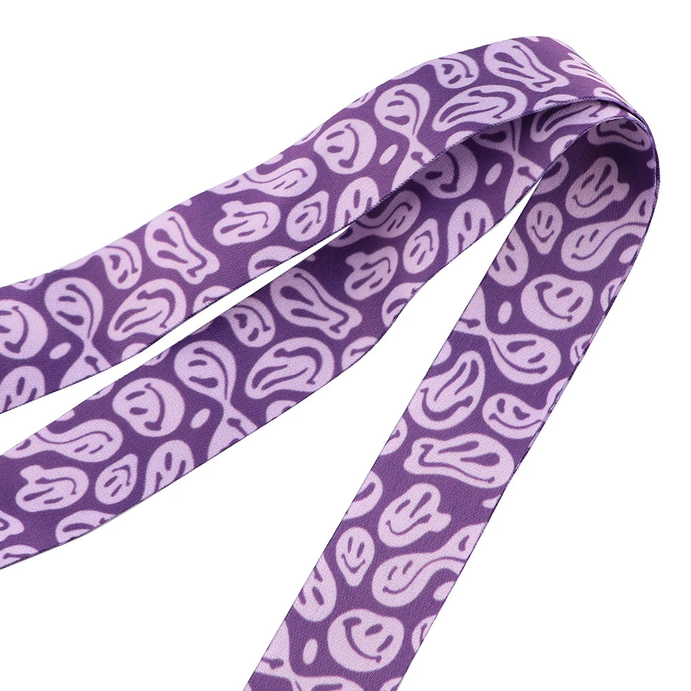 Trippy Face Lanyard + ID / Card / Badge Holder.  Perfect for ID + Touchpay.