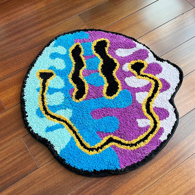 “Have a nice trip” Magic Trippy Smiling Rug