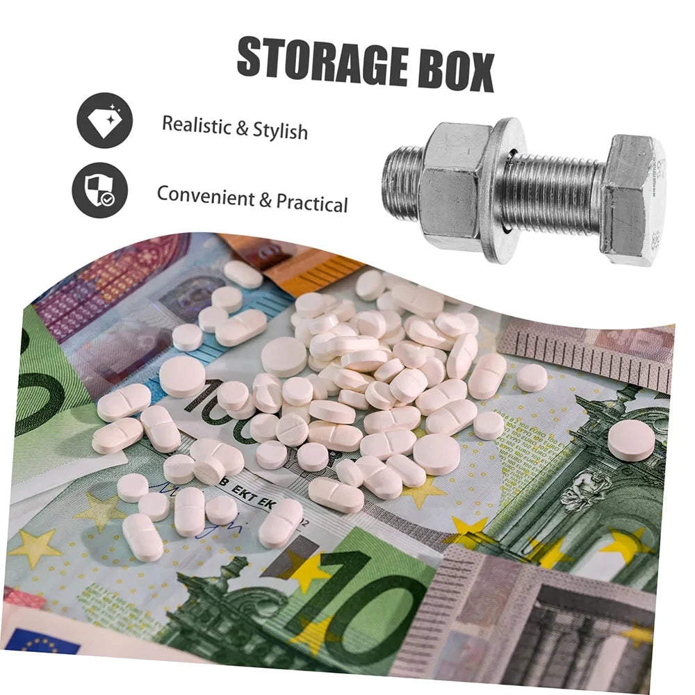 Large Screw Stash Spot. Real metal - Real Secure.