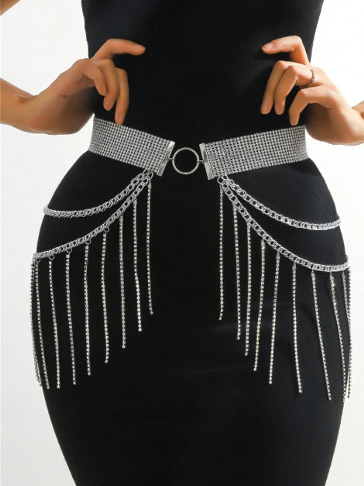 Premium Hip Tassel / Body Jewelry. Sexy Frog.