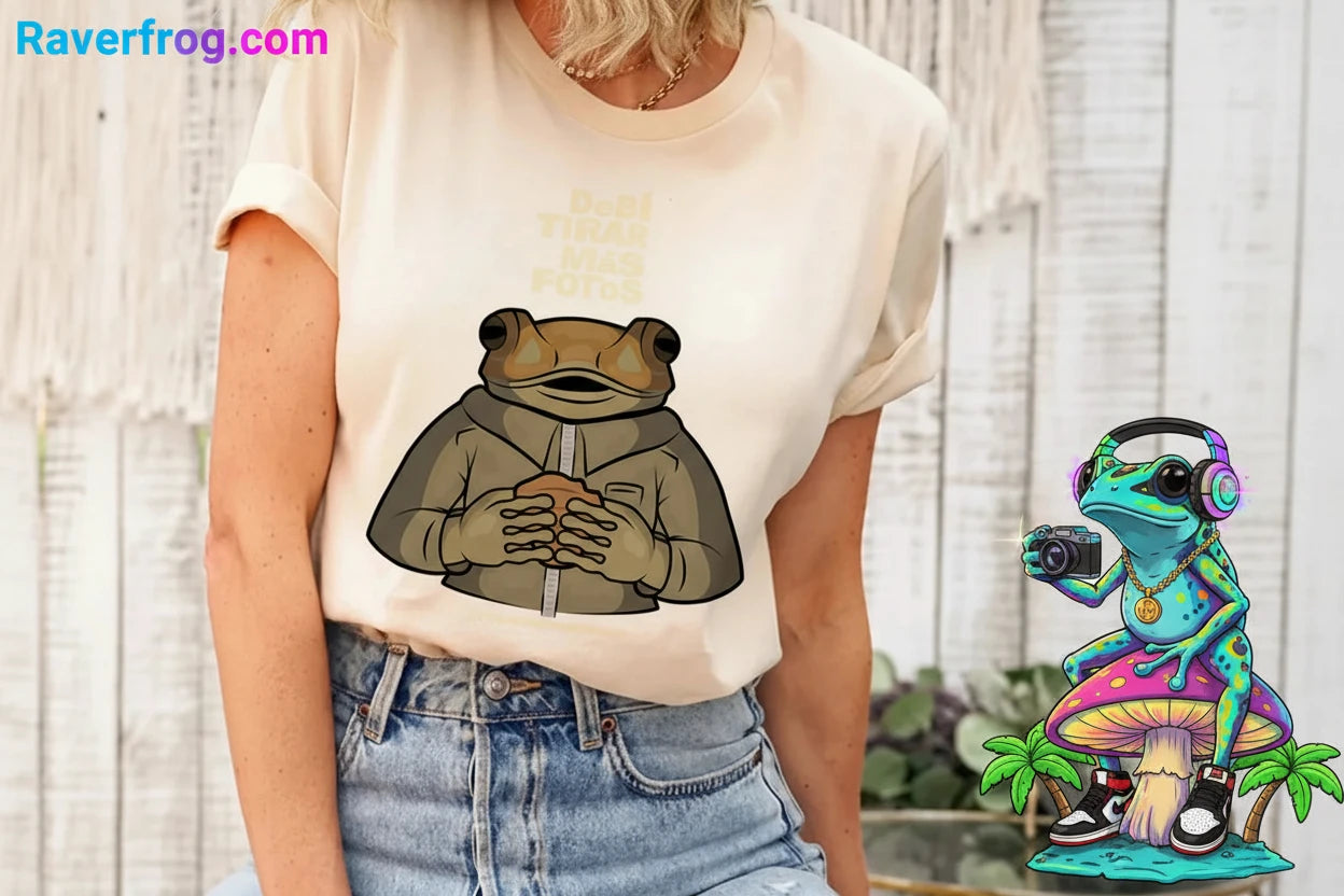 D.T.M.F. Bud Bunny / Raver Frog Collab T-Shirt. *Exclusive*