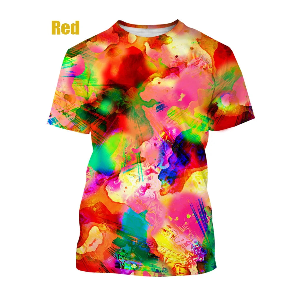 Art Creative 3d Printing T-shirt