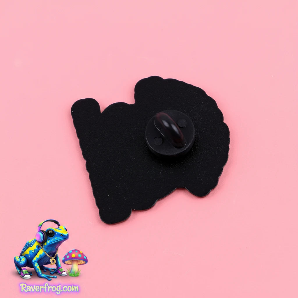 Raverfrog A.D.D. Magician Enamel Festival Pin