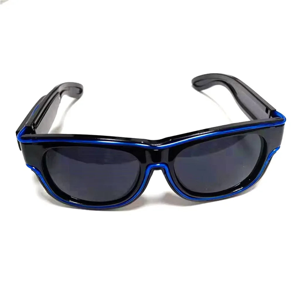 Raverfrog Wireless LED luminous rechargeable sunglasses.  No cords!
