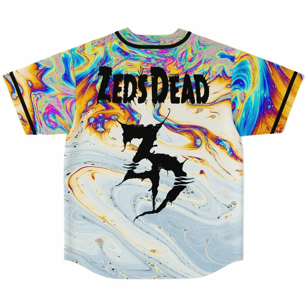 Zeds Dead Acid trip Baseball Jersey. Authentic Quality Retro Swag.