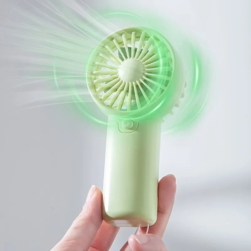 Portable Battery Powered Mini Fan Cooler.  4 Vibrant Colors.