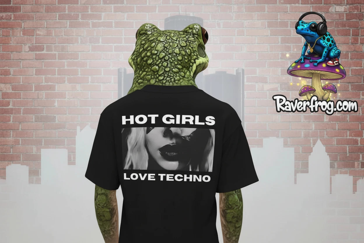 Techno Truth “Hot Girls Love Techno” T-Shirt.