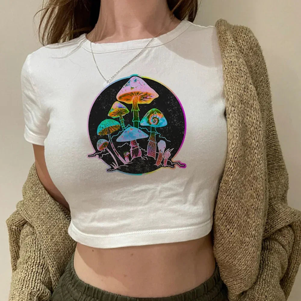 Magic Mushrooms / Magical Forest / Fairy - Frog Core/ Cute Lady frog Tops.