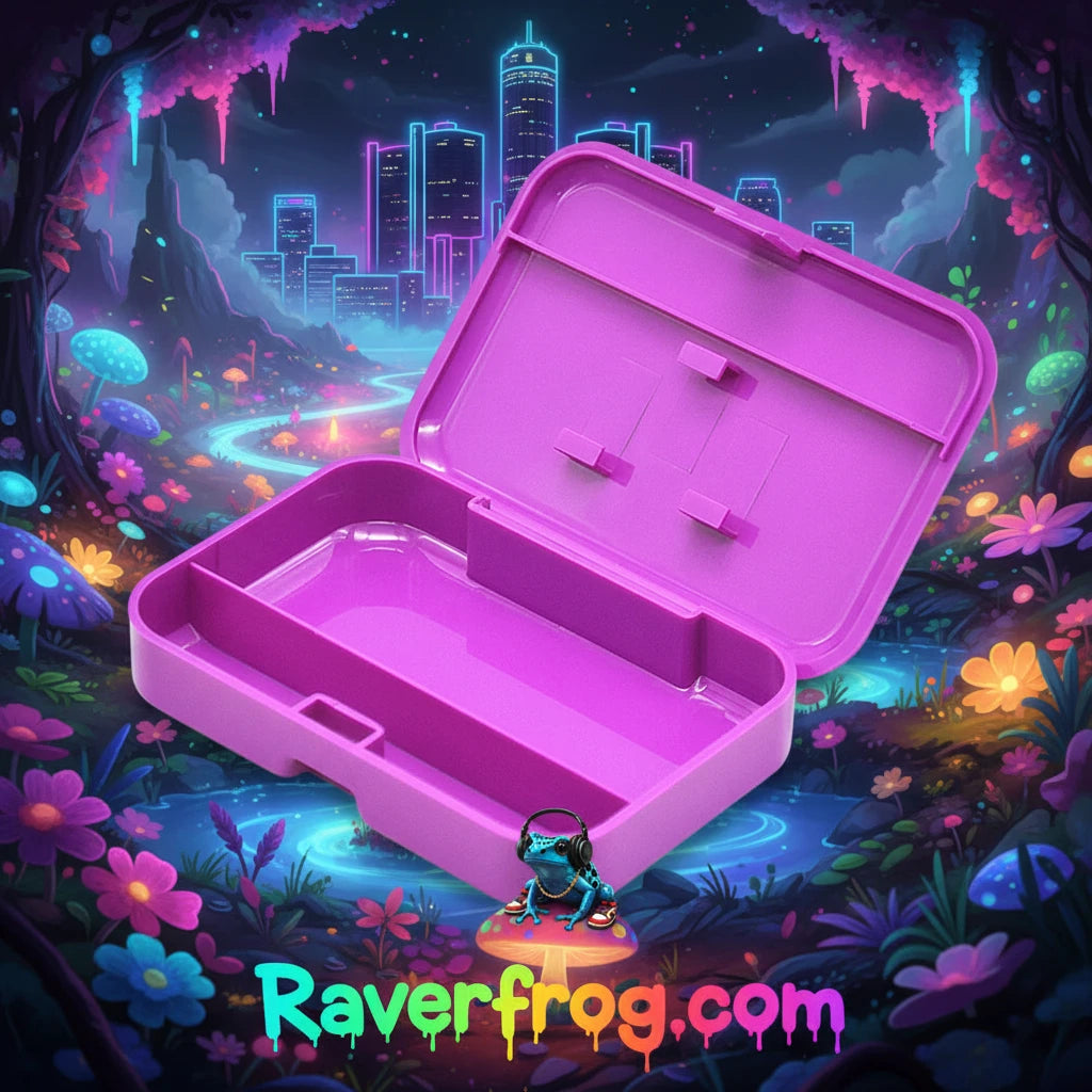Compact Smoking Stash Box Storage Case.