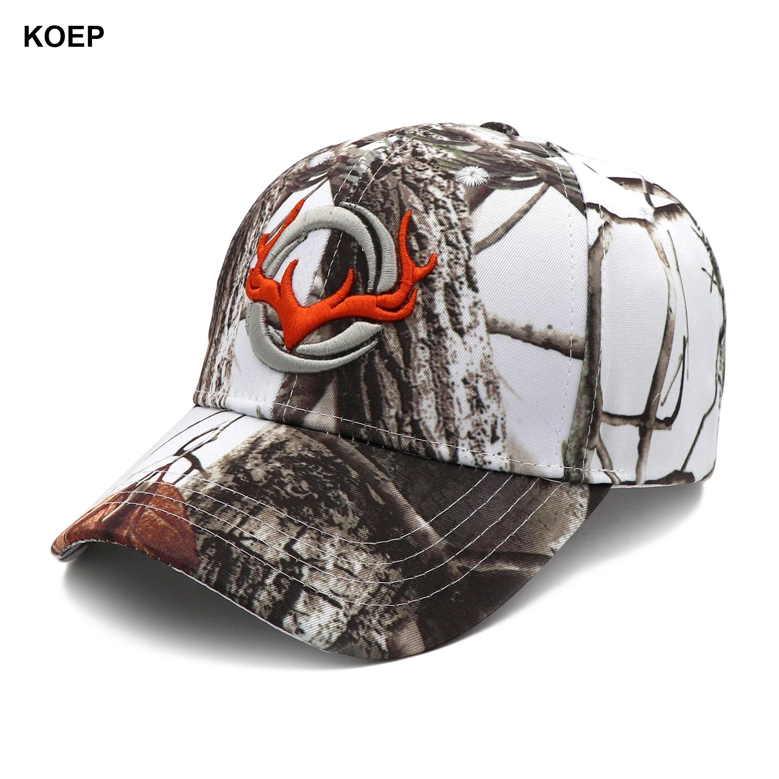 Country Frog - Buck Embroidered Camo Baseball Cap