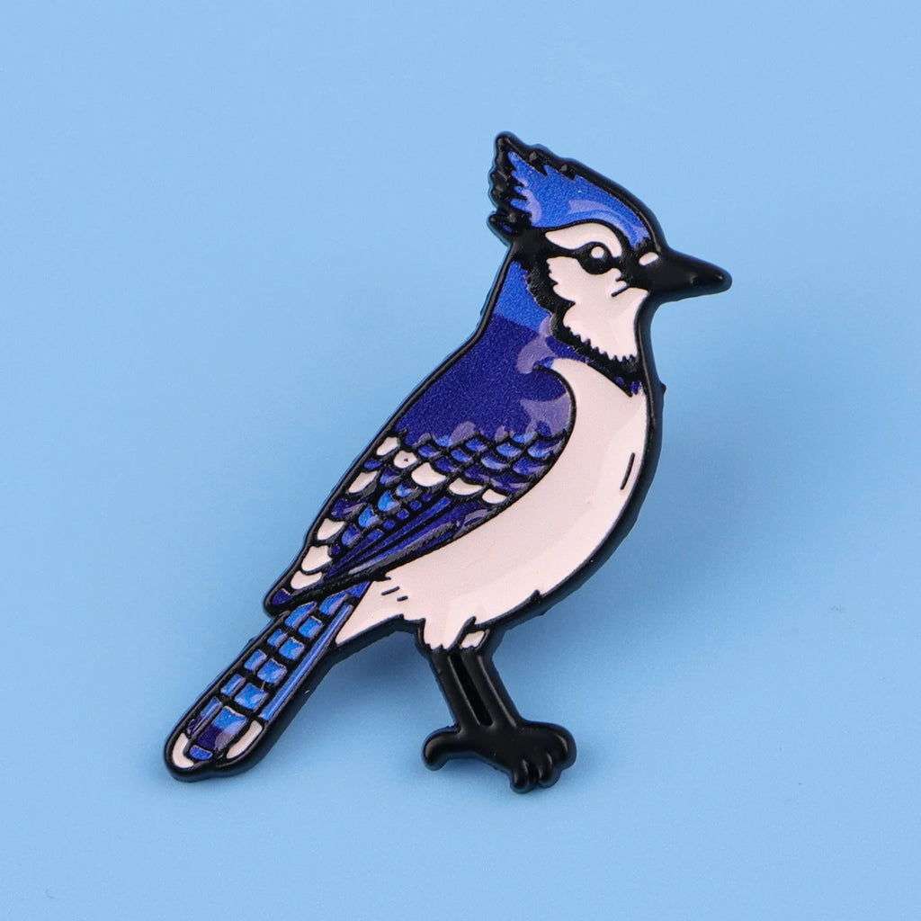 Blue Jay Enamel Festival Pin