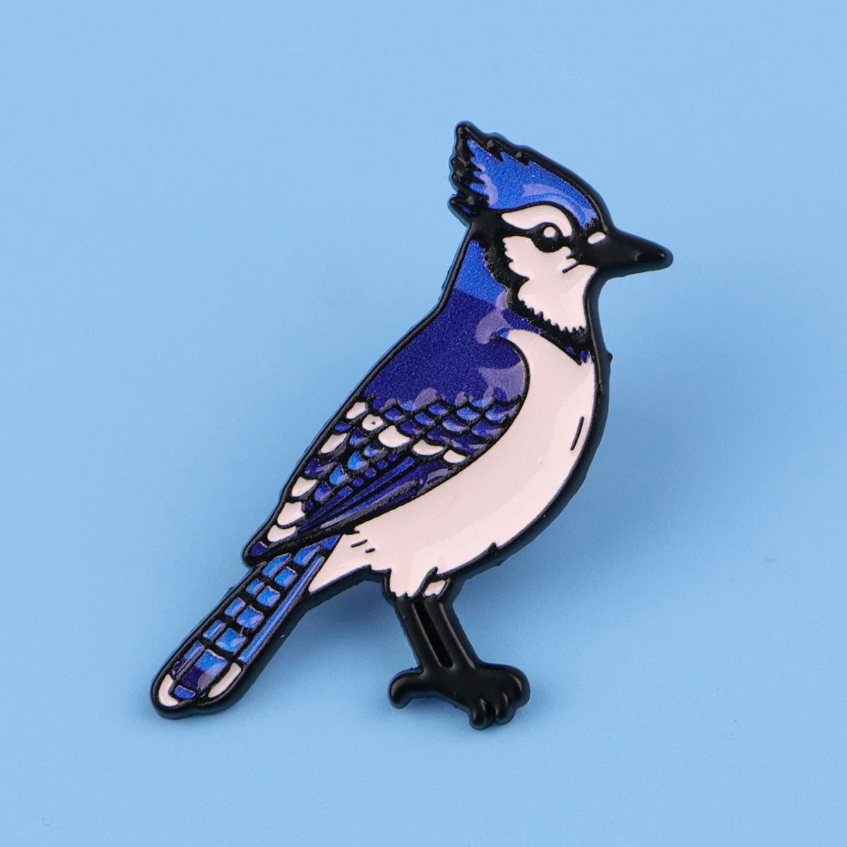 Blue Jay Enamel Festival Pin