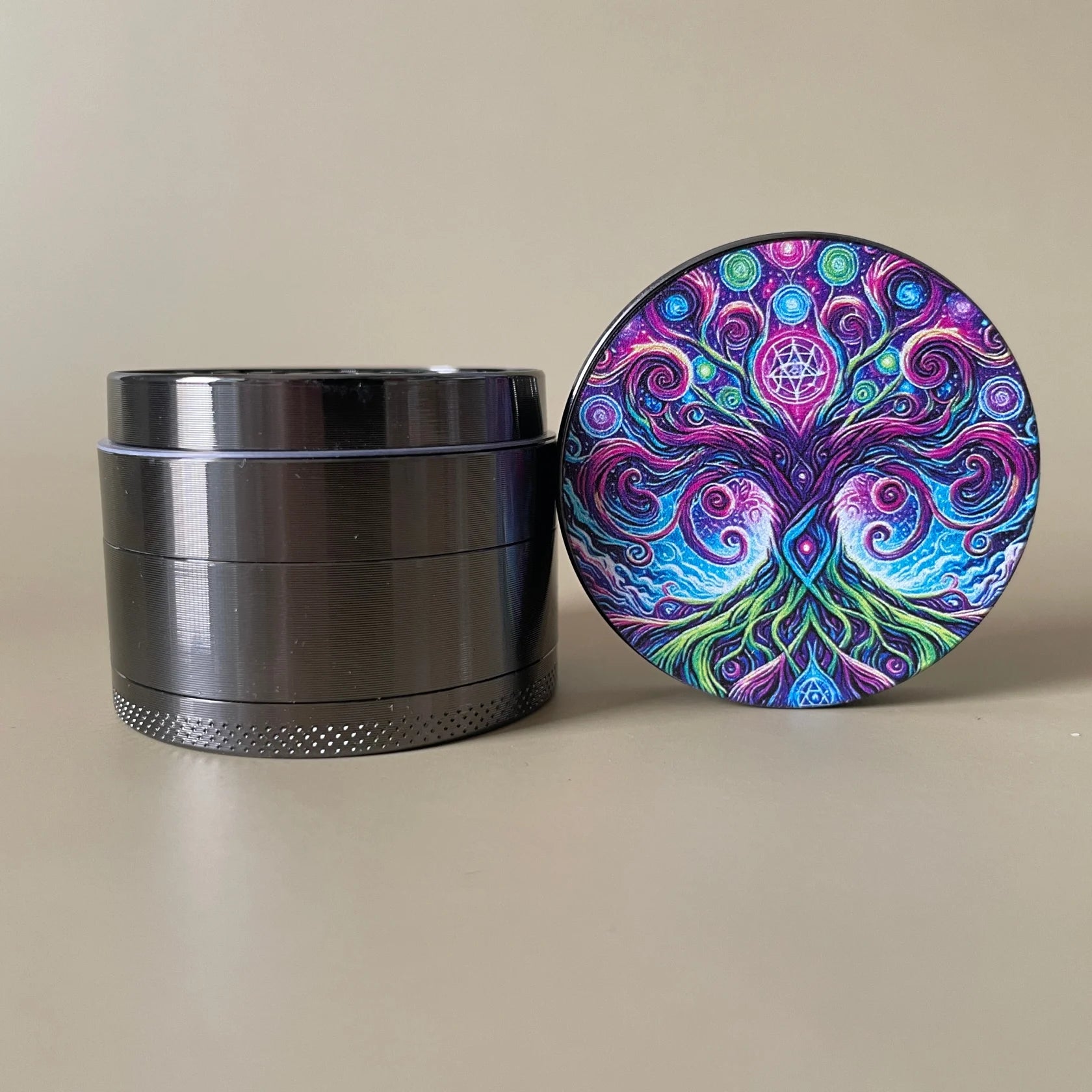 Raverfrog Grinder (Compact and Large Sizes Available) Metal Herb Grinder