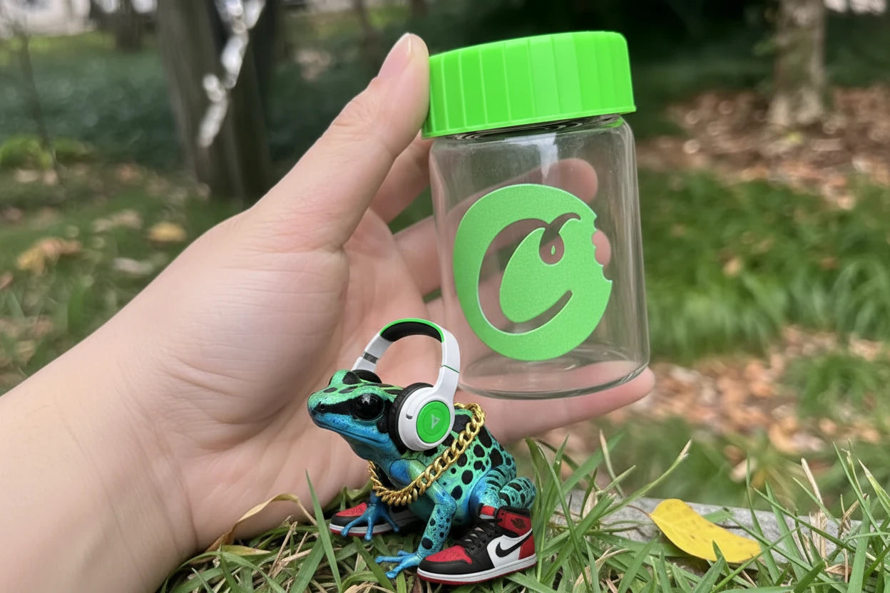 Cookies LED Glass Display Jar.  V.I.P. for your T.H.C.🍪