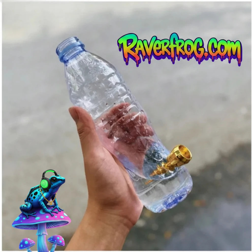 Heavy Duty Screw-In Pipe.  Create Water-Bong from Cans, Bottles, Etc.  No Pipe, No Problem.  Easily bring into festival and Create your Masterpiece.