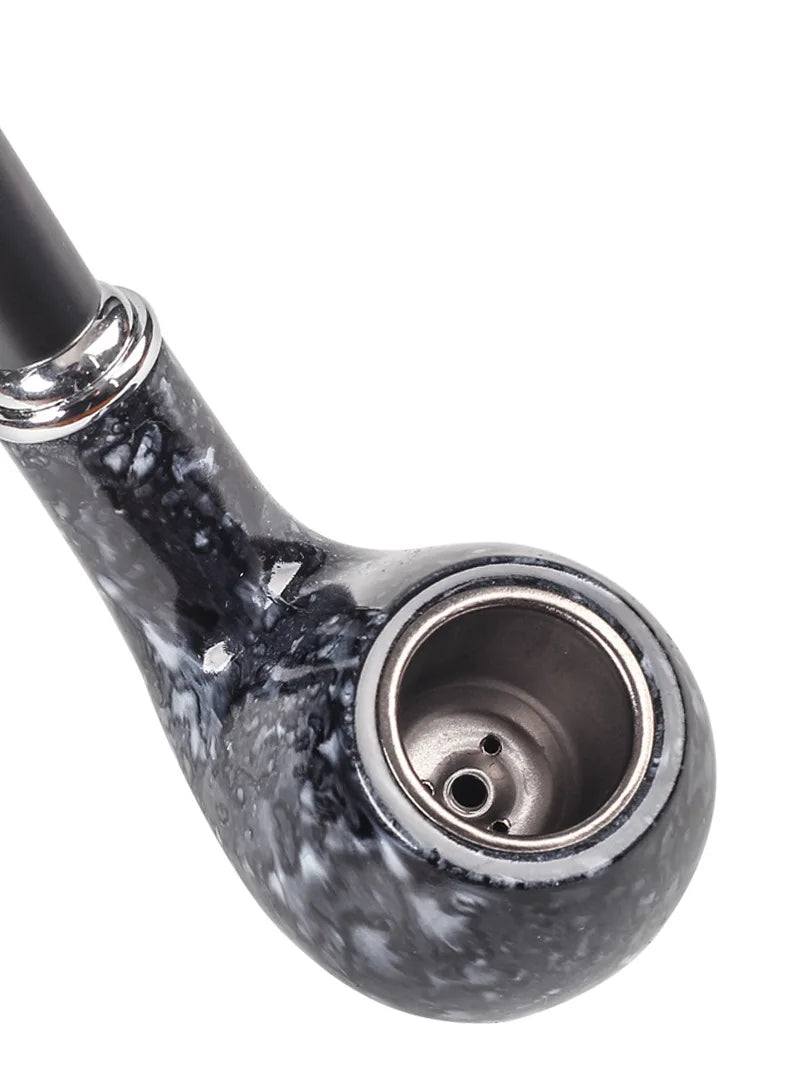 Expertly Crafted Wooden Long Elegant Pipe with Filter. 16 inches. Burn Anything! Comes with. 3 in 1 Pipe Tool!