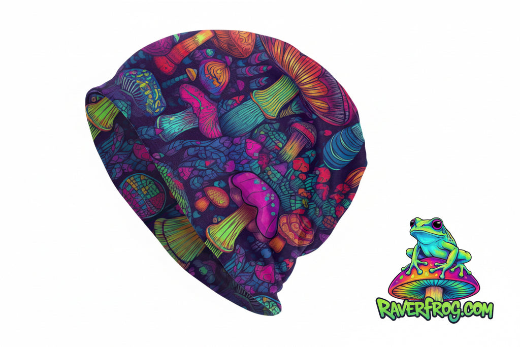 Psychedelic Magic Mushroom Beanies / Skully Caps.