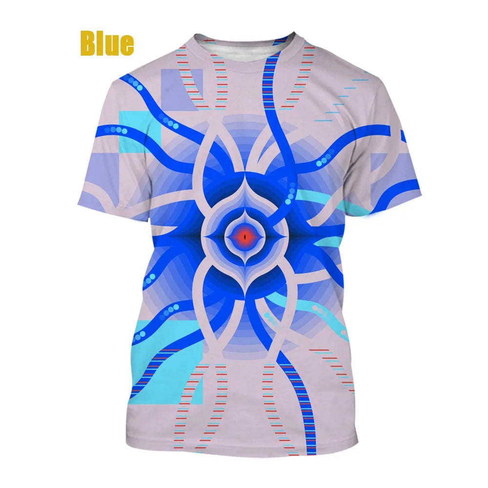Art Creative 3d Printing T-shirt