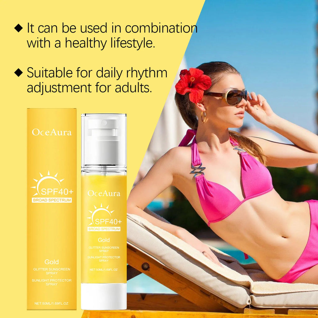 Rapid Absorption Refreshing-Not Sticky-Isolate UV-Body Sunblock Spray
