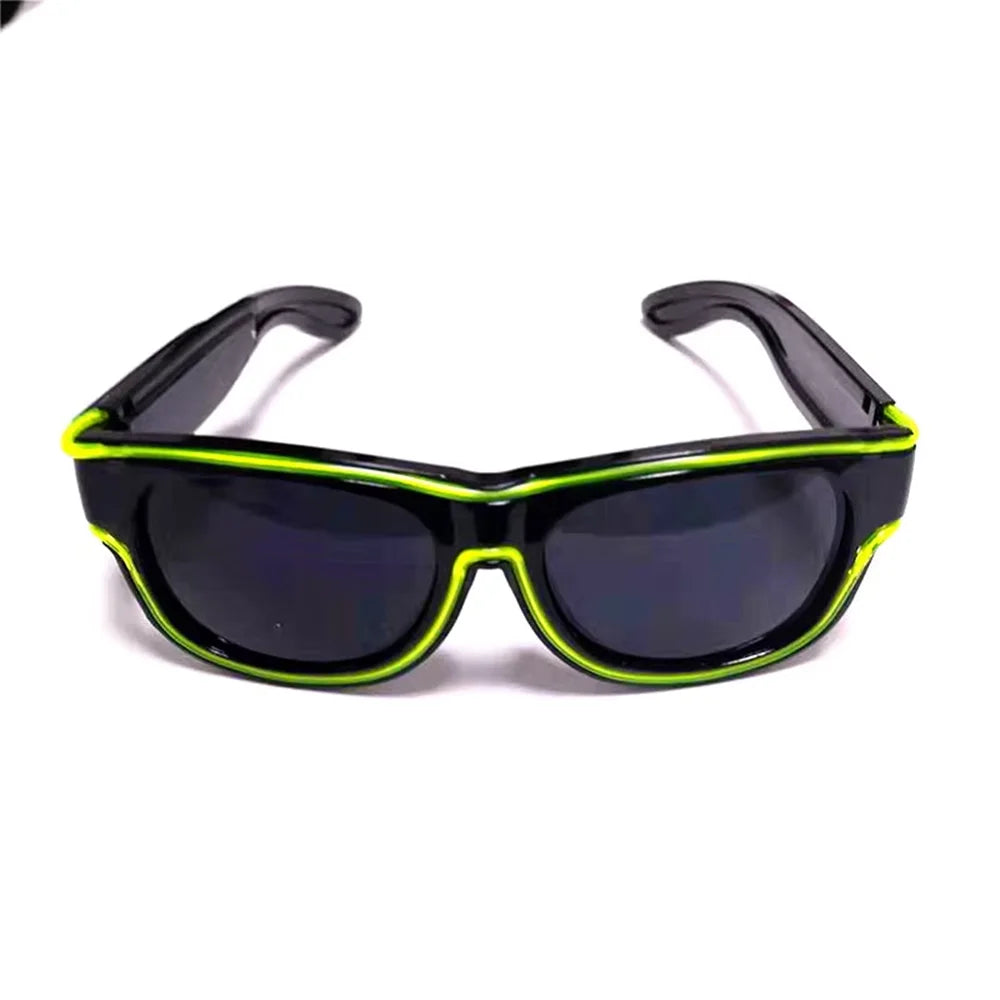 Raverfrog Wireless LED luminous rechargeable sunglasses.  No cords!