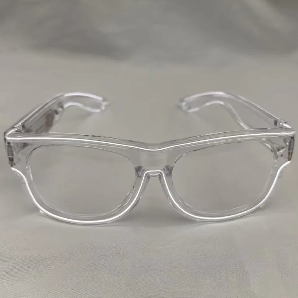 Raverfrog Wireless LED luminous rechargeable sunglasses.  No cords!