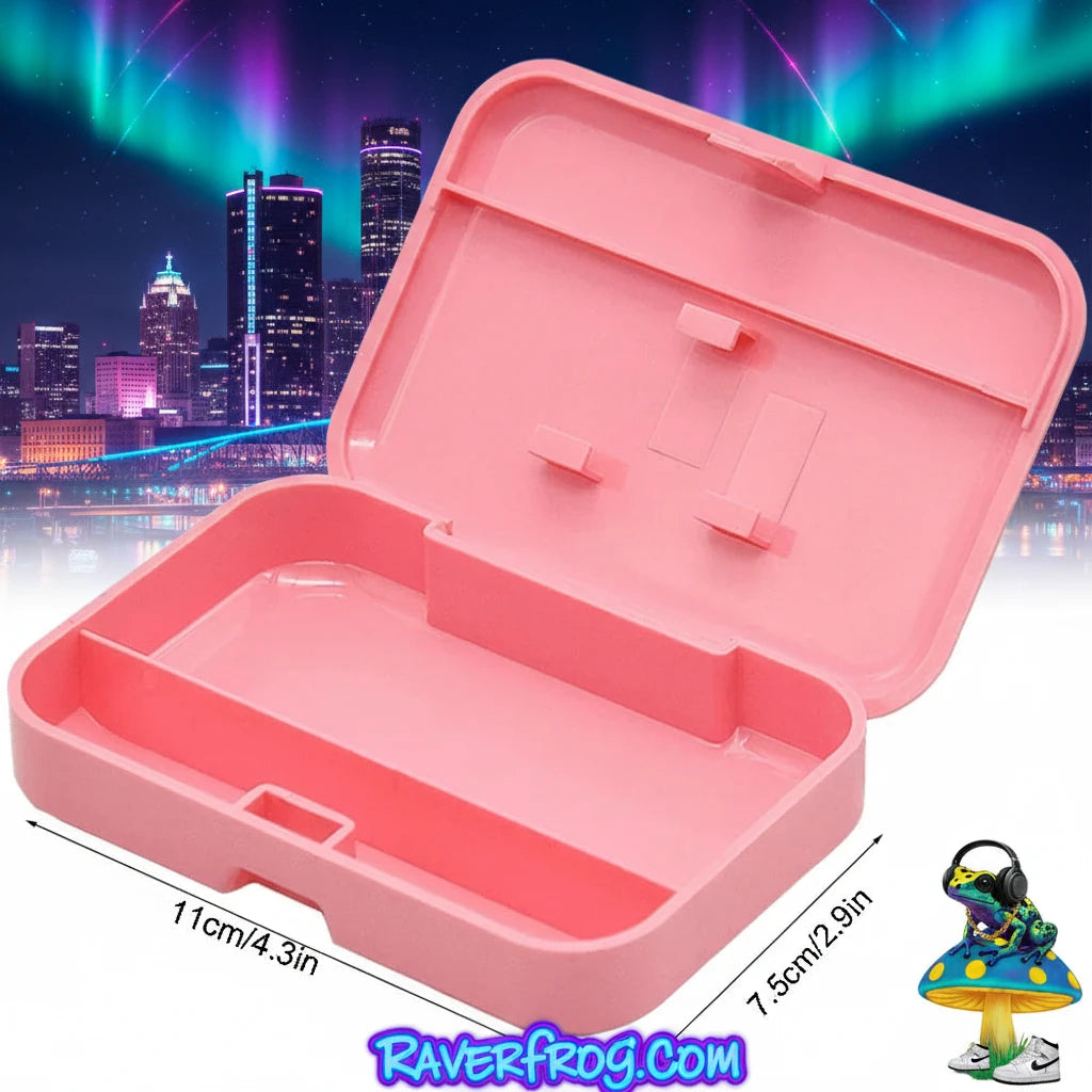 Compact Smoking Stash Box Storage Case.