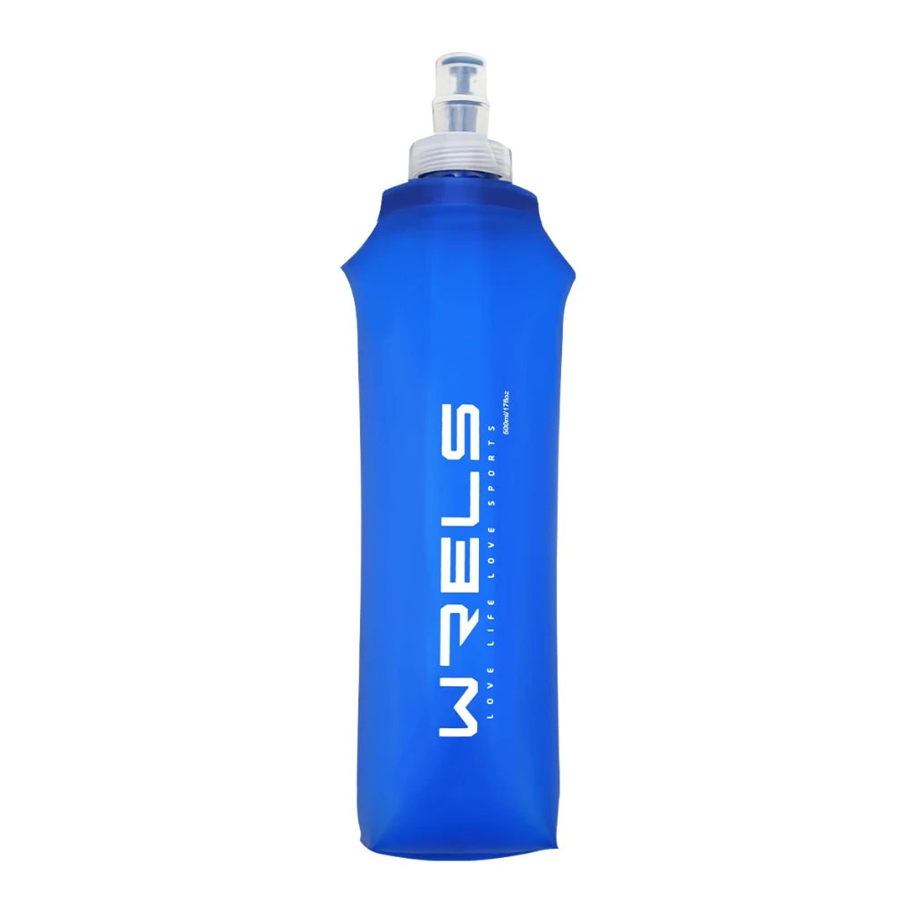 Pocket Pint. Raverfrog / WRELS Festival Folding Water Bottle (TPU BPA-Free Collapsible Soft Flask)Variety of Sizes.