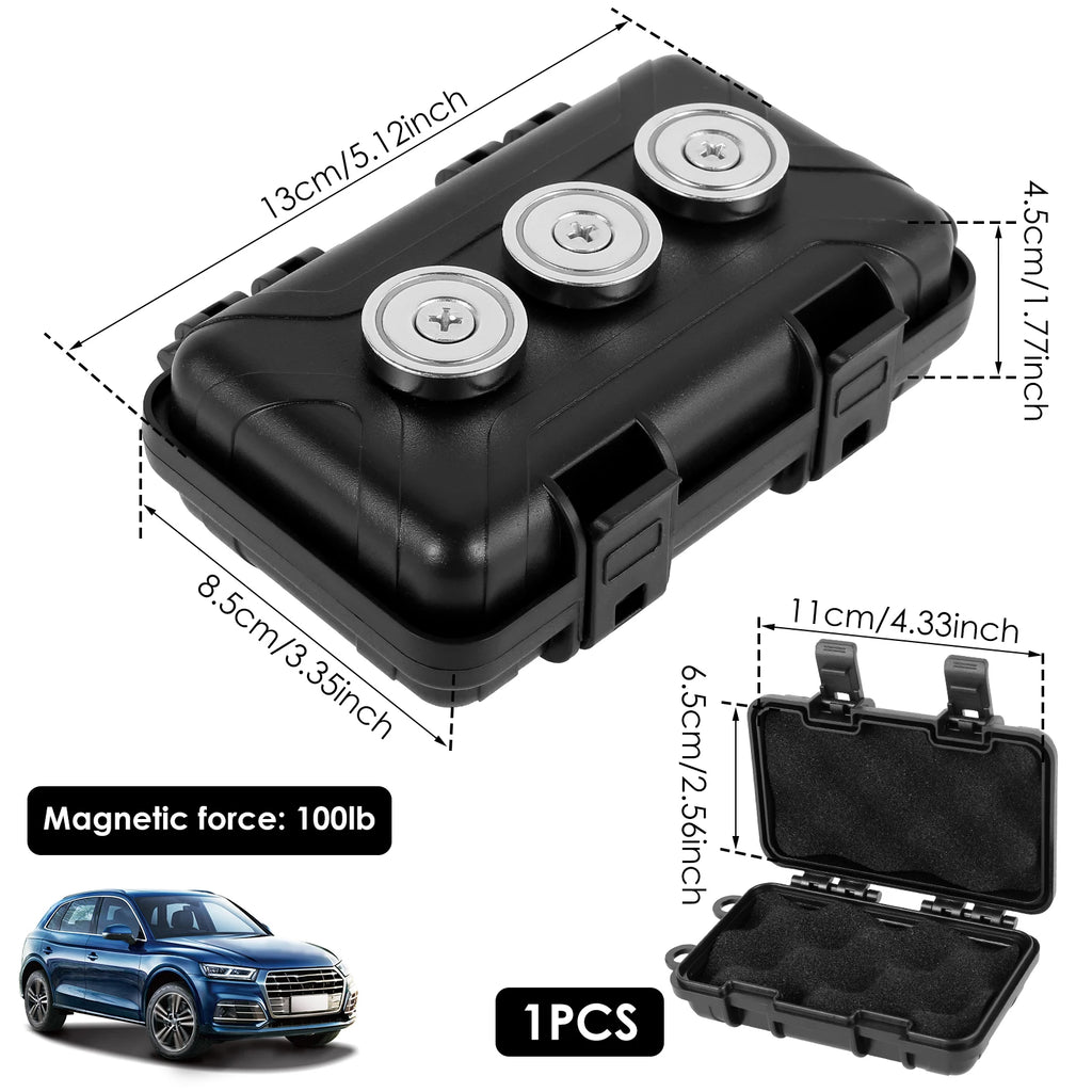 1-2Pcs Upgraded Magnetic Under Car Carrier.  Travel Safely.  Very strong magnets, waterproof.