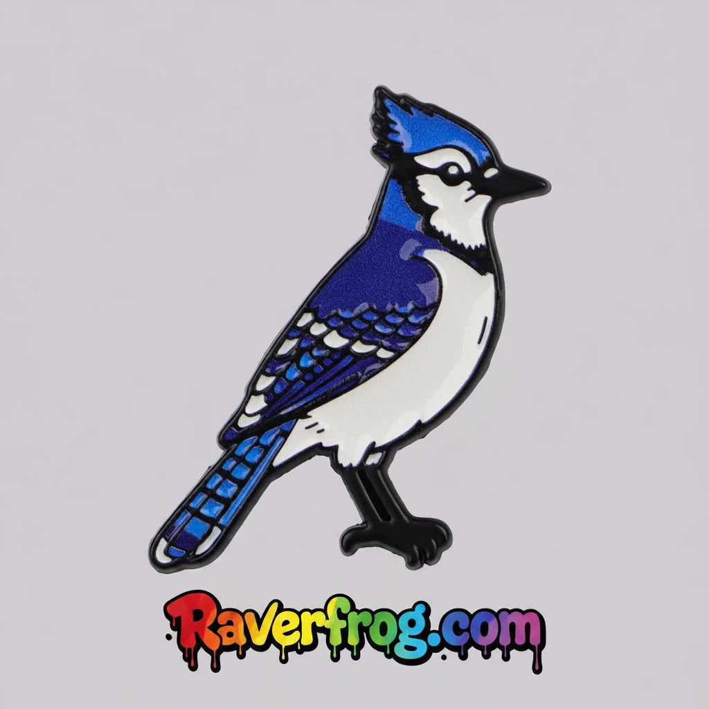 Blue Jay Enamel Festival Pin