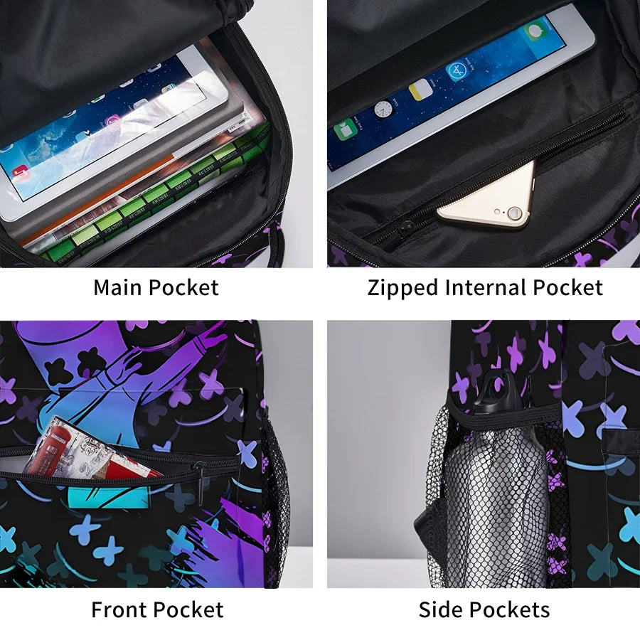 Marshmello DJ Dab backpack.