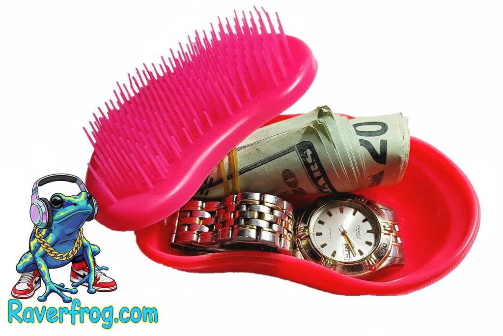 Secret Stash Brush.  Real comb to get in the zone.