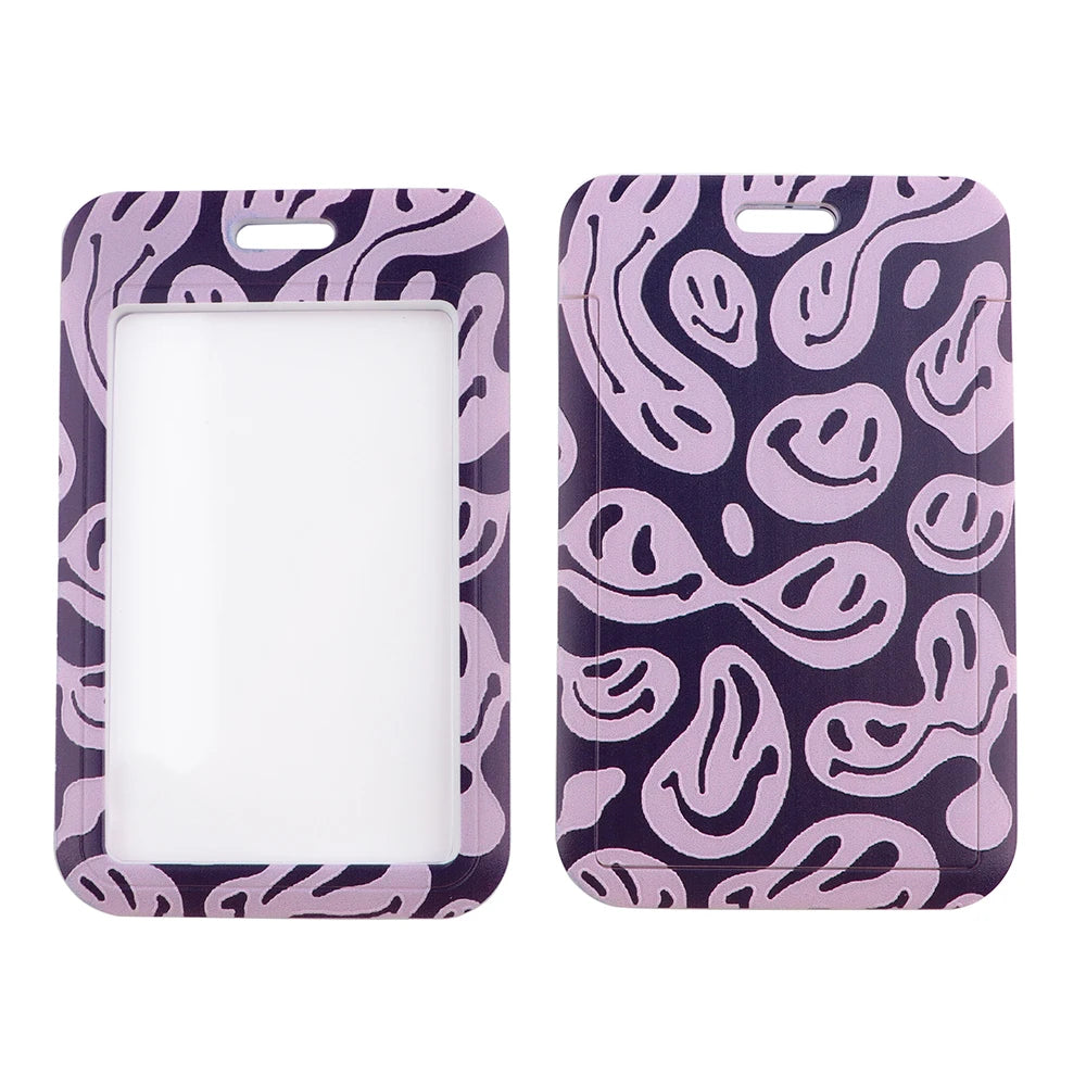 Trippy Face Lanyard + ID / Card / Badge Holder.  Perfect for ID + Touchpay.