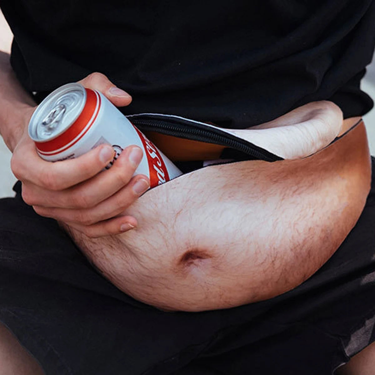 Realistic Beer Belly Fanny pack. ‘Anti-Harassment’ Festival Pack.