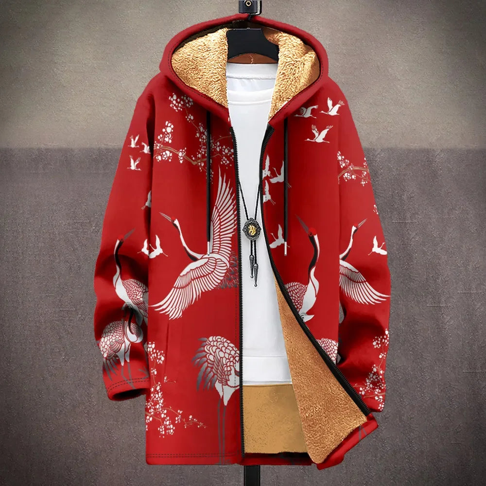 🐸 High Quality Festival Style Graphic Cardigans / Jacket.  Unique Street Style + Great Quality Fleece Lined Warmth.
