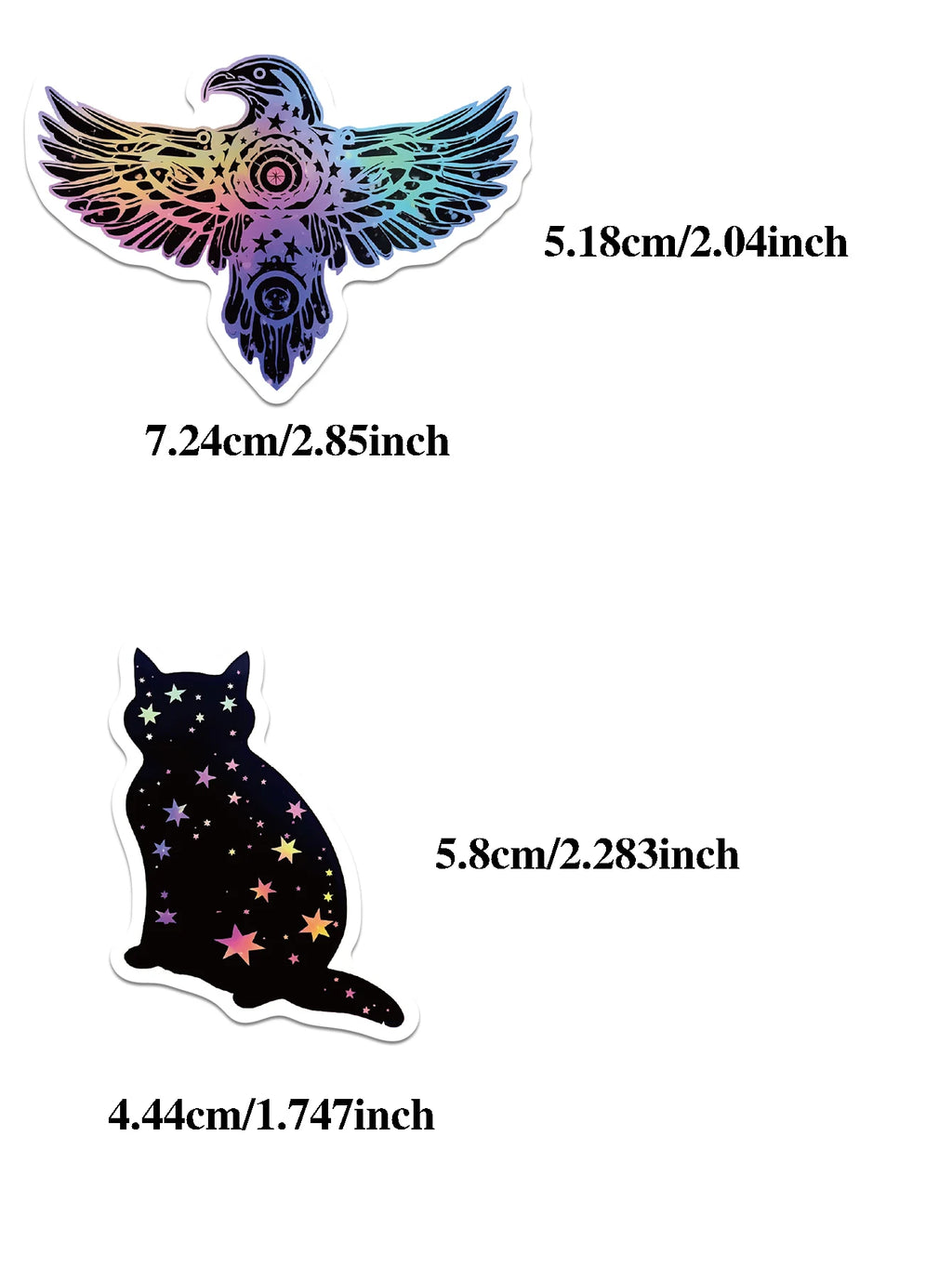 50pcs Psychedelic Mysterious Sticker Pack