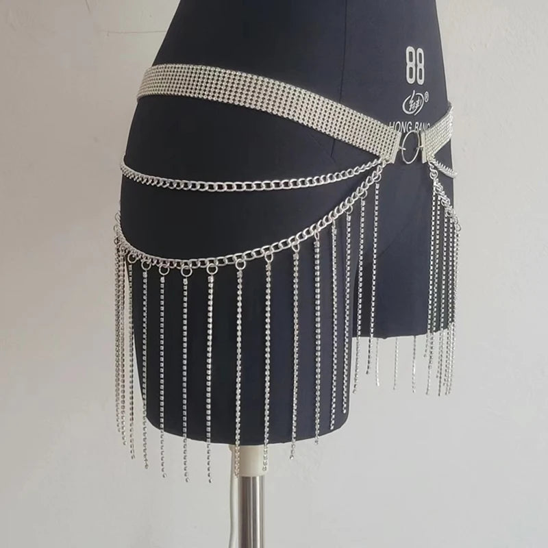 Premium Hip Tassel / Body Jewelry. Sexy Frog.