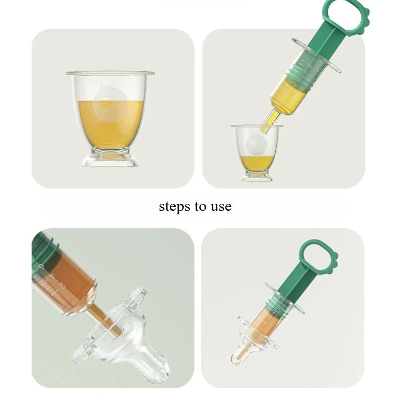 Easily Dispense Medicine.  Pacifier Liquid Medicine Dispenser. Accurate measurements.