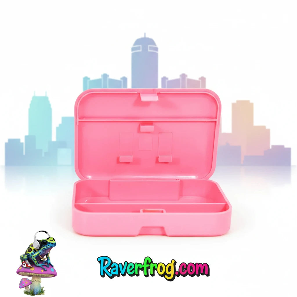 Compact Smoking Stash Box Storage Case.